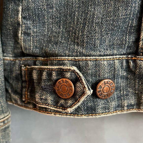 VINTAGE J CREW DENIM JACKET SIZE MEDIUM - Picture 9 of 10